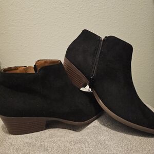 Black Suede Ankle Boots